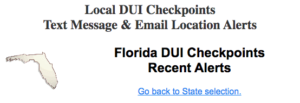 DUI ALERTS FLORIDA